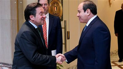 السيسي: حريصون على تعزيز التبادل التجاري والتعاون التنموي والاستثماري مع إسبانيا