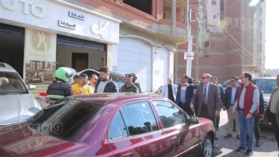 غلق محال ومعارض مخالفة للقانون في كفر الشيخ