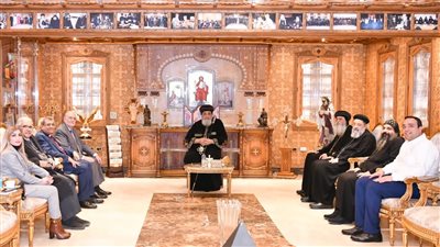 البابا تواضروس يستقبل الأمين العام لمجلس كنائس الشرق الأوسط