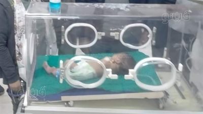 عمره يوم، العثور على طفل حديث الولادة داخل شنطة خضار بالمنوفية