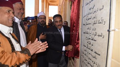 في أول جمعة برمضان، محافظ مطروح يفتتح مسجد عبد السلام حماد (صور)