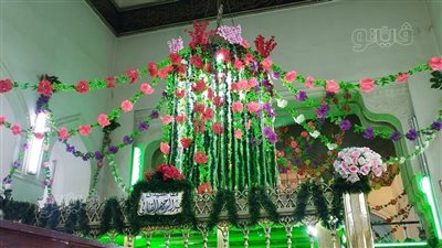  ضريح القنائي يتزين في أول جمعة من رمضان (فيديو)