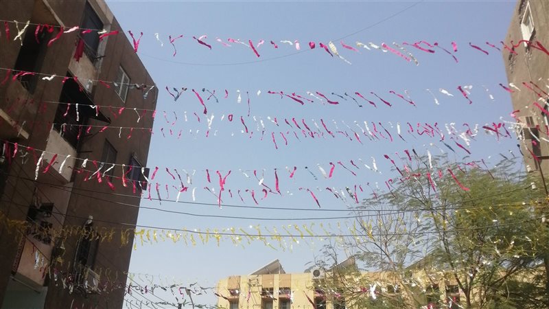 مظاهر احتفال أهالي
