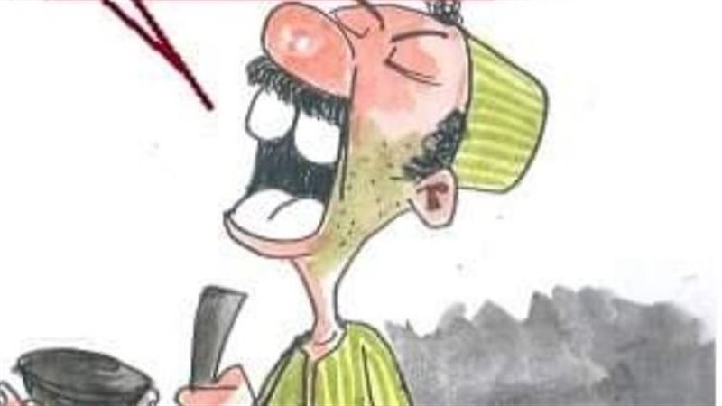 المسحراتي في كاريكاتير