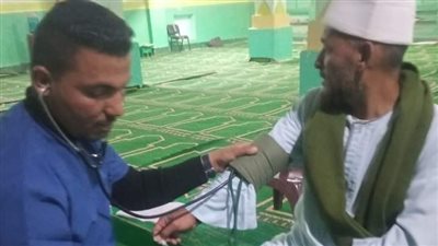 100 مليون صحة تقدم خدماتها أمام المساجد طوال شهر رمضان بالوادي الجديد 