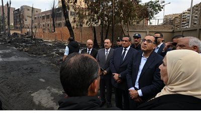 مدبولي: نتحمل تكلفة إعادة استديو الأهرام لحالته قبل الحريق، والأهالي لا ذنب لهم 