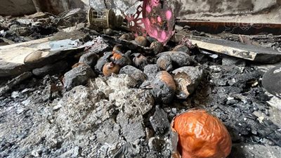 بهجة رمضان راحت، حريق ستوديو الأهرام يحول فرحة الأهالي لحزن (صور) 