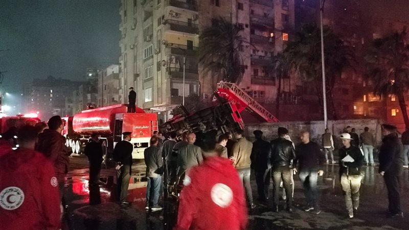 حريق يلتهم شقة سكنية