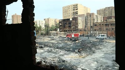النيابة تستمع لأقوال المتضررين من حريق استوديو الأهرام 