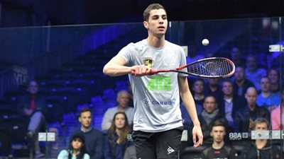 علي فرج يتأهل إلى نهائي بطولة مصر الدولية للإسكواش 