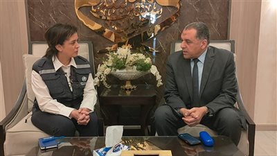 سكرتير عام شمال سيناء يستقبل وفدًا من الصحة العالمية