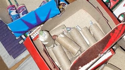 ضبط أكثر من 6 آلاف صاروخ ألعاب نارية في الغربية