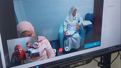 مناظرة 2970 حالة ضمن مبادرة التشخيص عن بعد في الدقهلية 