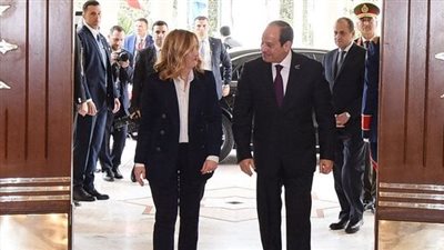 تفاصيل مباحثات الرئيس السيسي وقادة أوروبا بقصر الاتحادية (صور)