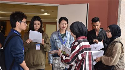 معهد كونفوشيوس جامعة عين شمس يعقد الاختبار الدولي لتحديد مستوى اللغة الصينية