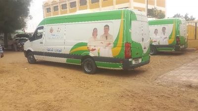 صحة الوادي الجديد تنظم قافلة طبية مجانية بقري الجزائر بواحة الخارجة 