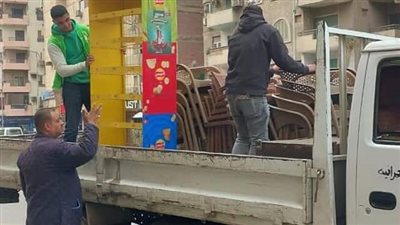 رفع 150 حالة إشغال بحملة مكبرة في العمرانية 