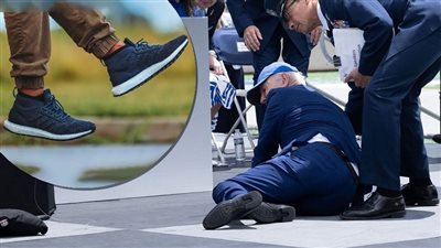  حذاء جديد لـ بايدن، لمنعه من السقوط