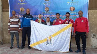طلاب جامعة أسيوط من ذوي الهمم يحصدون 3 ميداليات برفع الأثقال 