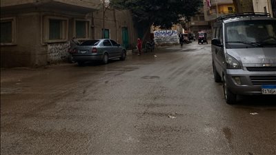 سقوط أمطار غزيرة في المنوفية