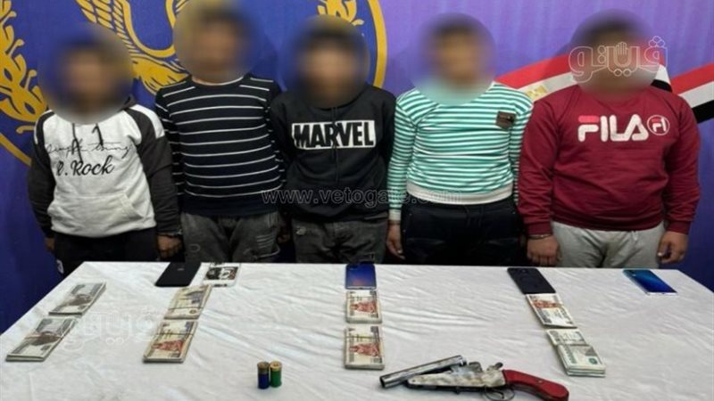 ضبط تشكيل عصابى سرق