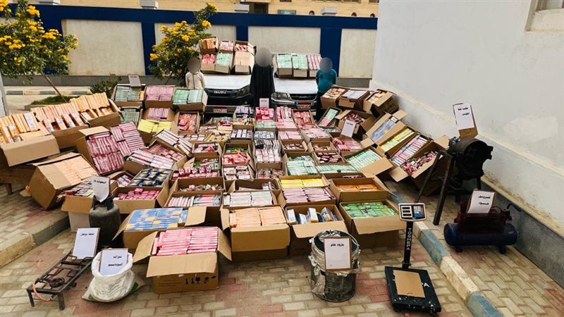 ضبط ورشة تصنيع الالعاب
