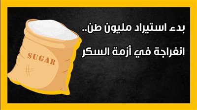 بدء استيراد مليون طن.. انفراجة في أزمة السكر (إنفوجراف) 