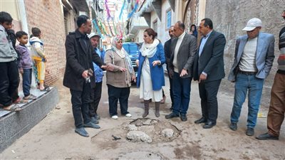 نائب محافظ البحيرة تتفقد مستشفى رشيد وإصلاح الهبوط الأرضي ببعض الشوارع