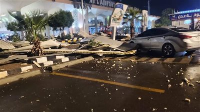 عاصفة رعدية قوية تضرب محافظة المثنى في العراق (فيديو)