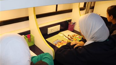 تنظيم 7 ورش عمل استفاد منها 54 طالبا بحملة اقرأ بمكتبة دمنهور في البحيرة