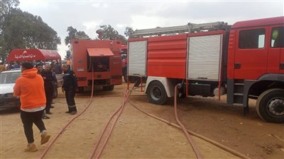 أخبار الحوادث اليوم: حريق لوكيشن تصوير مسلسل ألف ليلة وليلة.. وحكم قضائي ضد قاتل زوجته بسبب ياميش رمضان 