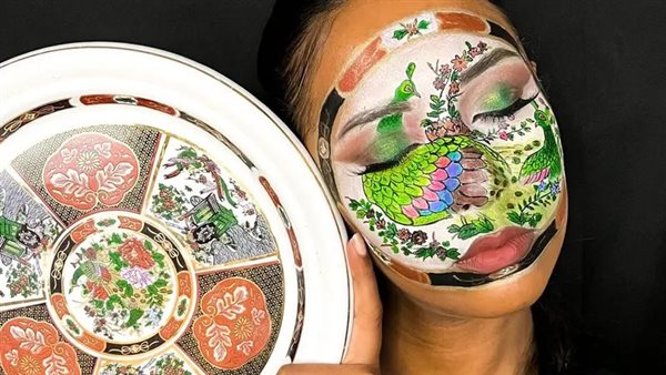 “ابن الوز…..”، الأب أستاذ فن تشكيلي، والابنة ترسم على وجهها بدلا من الورق “ابن الوز…..”، الأب أستاذ فن تشكيلي، والابنة ترسم على وجهها بدلا من الورق