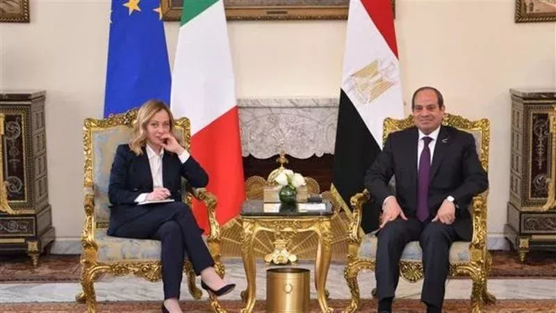 السيسي ورئيسة وزراء