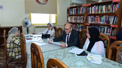 ربط مكتبة كليتي الطب البشري والعلوم ببنك المعرفة المصري بجامعة سوهاج