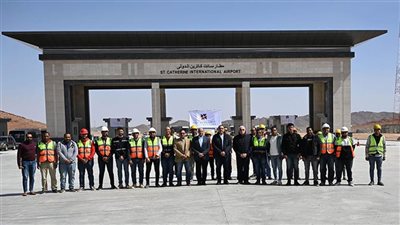  معلومات الوزراء تبرز تفاصيل توسعة وتطوير مطار سانت كاترين الدولي (إنفوجراف)