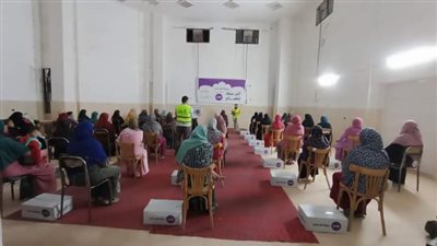 محافظ الوادي الجديد: توزيع 500 كرتونة مواد غذائية على الأسر الأولى بالرعاية بالقرى