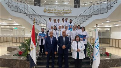تحت شعار سنة لولي، جامعة بنها الأهلية تحتفل باليوم العالمي لصحة الفم والأسنان