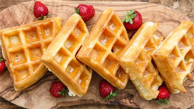 طريقة عمل الوافل، في البيت لتحلية رمضانية للأطفال