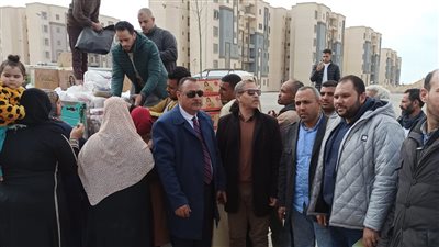 توفير الخدمات التموينية بالإسكان بديل العشوائيات في العبور 