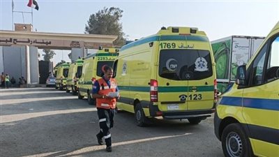 المستشفيات المصرية تستقبل 35 مصابا فلسطينيًّا عبر معبر رفح البري