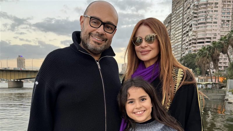كارول سماحة مع زوجها