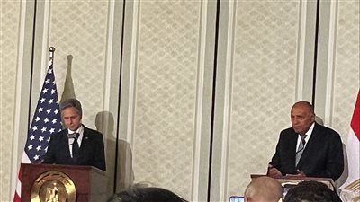 سامح شكري لنظيره الأمريكي: لا مجال لاستمرار الحرب ولابد من إقامة الدولة الفلسطينية 