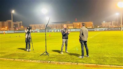 التليفزيون الكرواتي يزور تدريبات بيراميدز (صور)