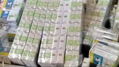 التحفظ على سلع غذائية فاسدة وسجائر في حملة لتموين الفيوم 