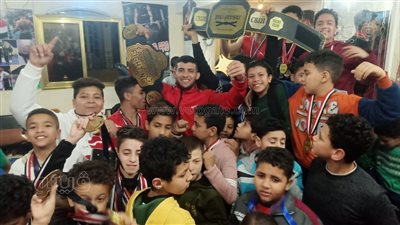 استقبال حافل لابن المنوفية بطل إفريقيا فى السامبو (فيديو)