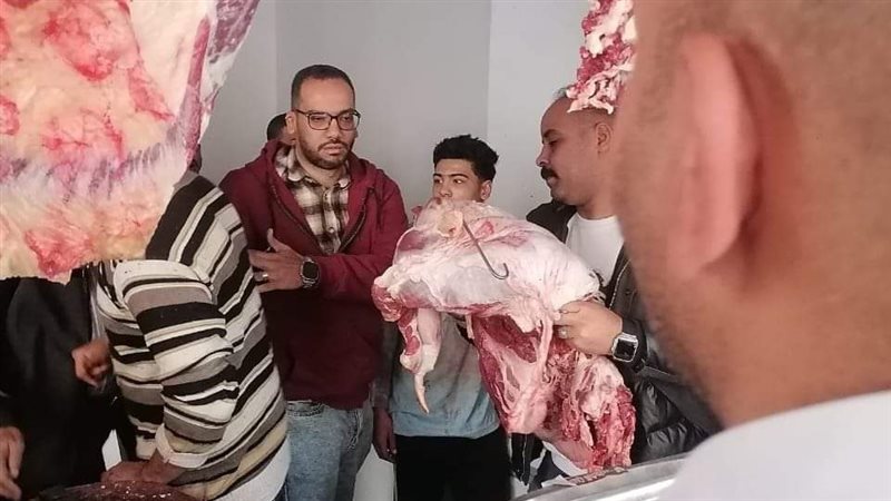 ضبط لحوم فاسدة بالجيزة،