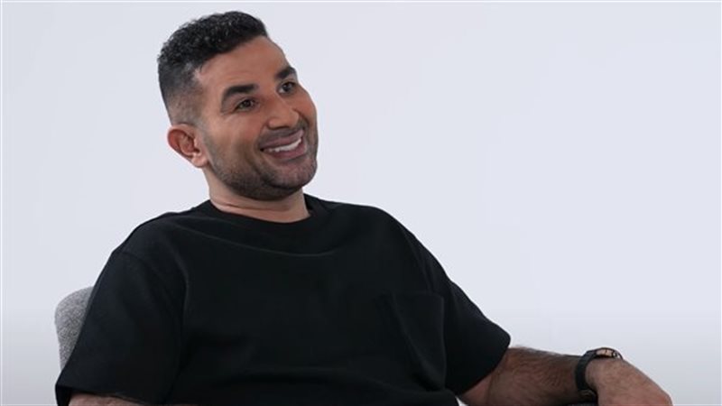 المطرب أحمد سعد،