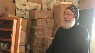  البابا تواضروس يعزي دير المحرق في وفاة الراهب ميصائيل المحرقي