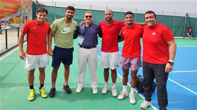 منتخب رجال التنس يتأهل إلى نهائي الفرق في دورة الألعاب الإفريقية