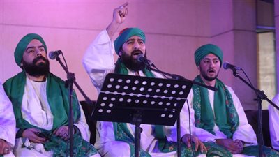 الحضرة تزين المسرح المكشوف ضمن حفلات الأوبرا الرمضانية (صور)